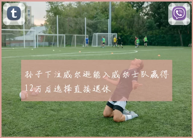 孙子下注威尔逊能入威尔士队赢得12万后选择直接退休